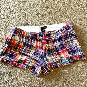 Passport Patchwork Linen Shorts